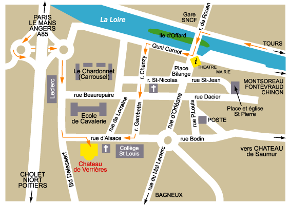 Consulter le plan d'acc�s